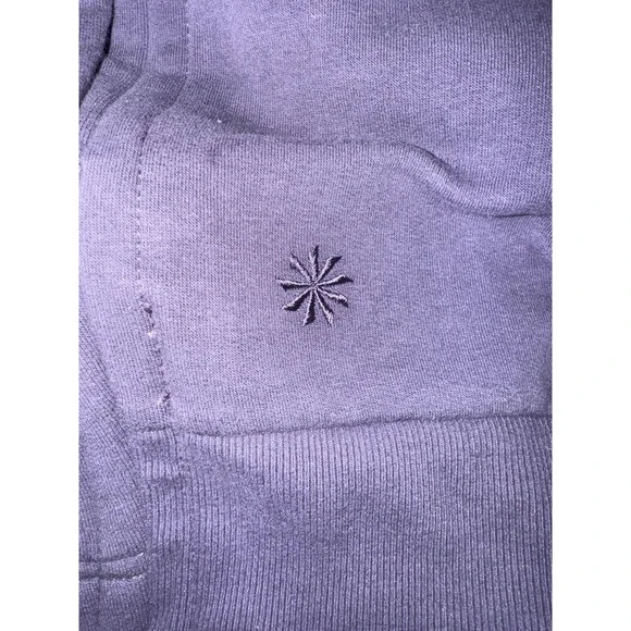 Athleta Short Robe Belted Cardigan Wrap‎ Purple Size L/XL NWOT - Picture 8 of 8